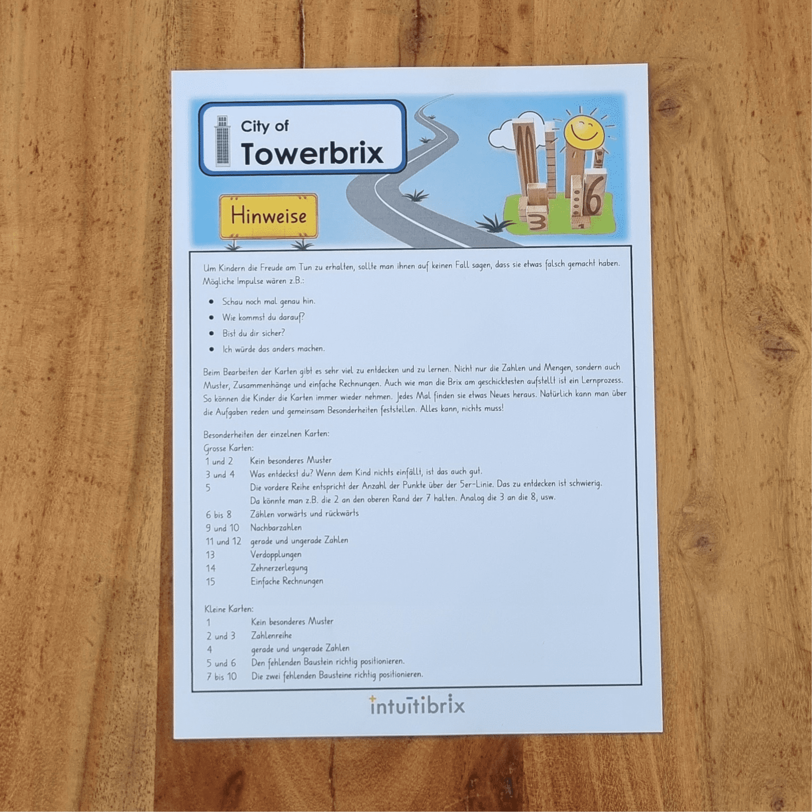 Città di Towerbrix, gioco