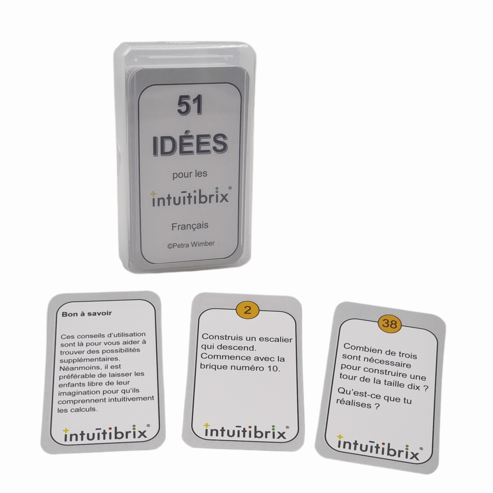 Set di carte con 51 idee (tedesco, francese o italiano) 